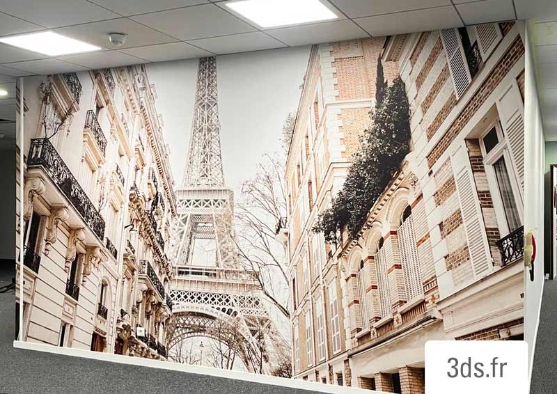 Adhesif Mural Tour Eiffel 3ds Groupe