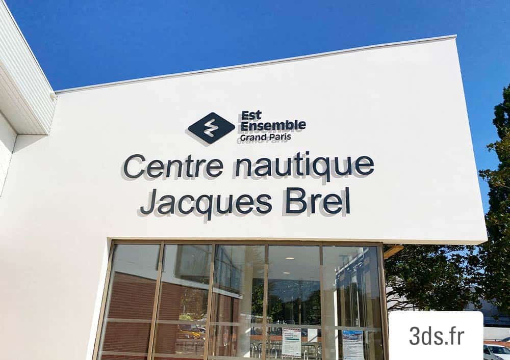 Enseigne Piscine Lettre Volume 3ds Groupe