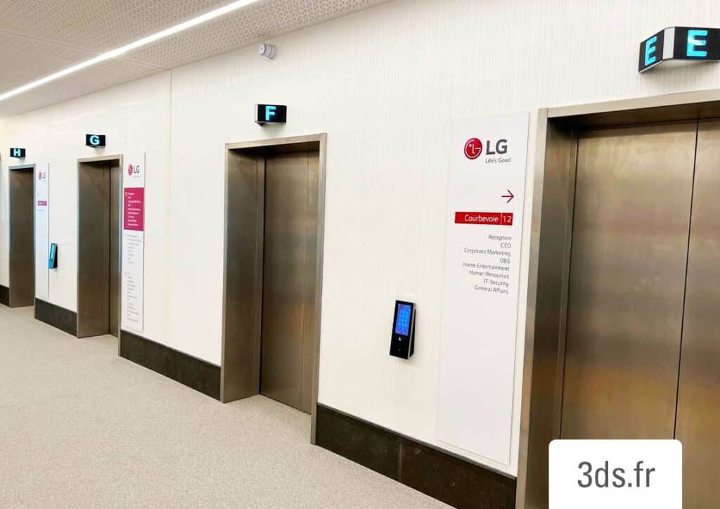 Signaletique Ascenseur Etages 3ds Groupe