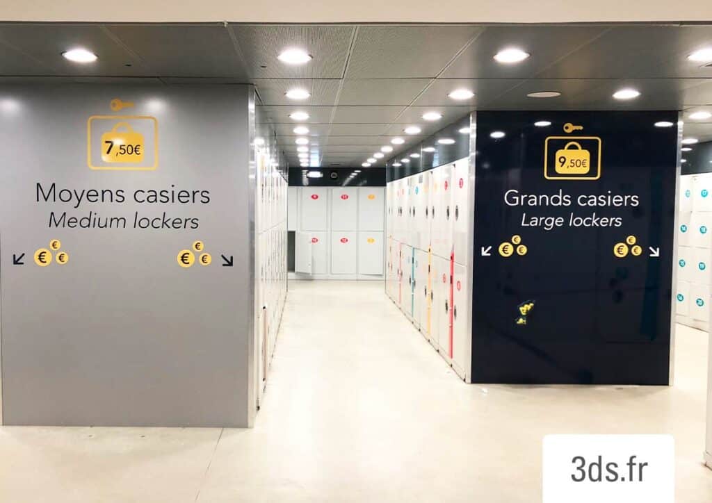 Signaletique Lockers Sncf