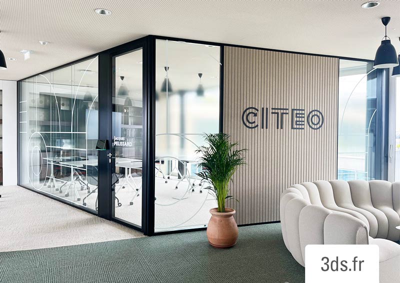 Vitrophanie Enseigne Interieur Design Citeo 3ds Groupe