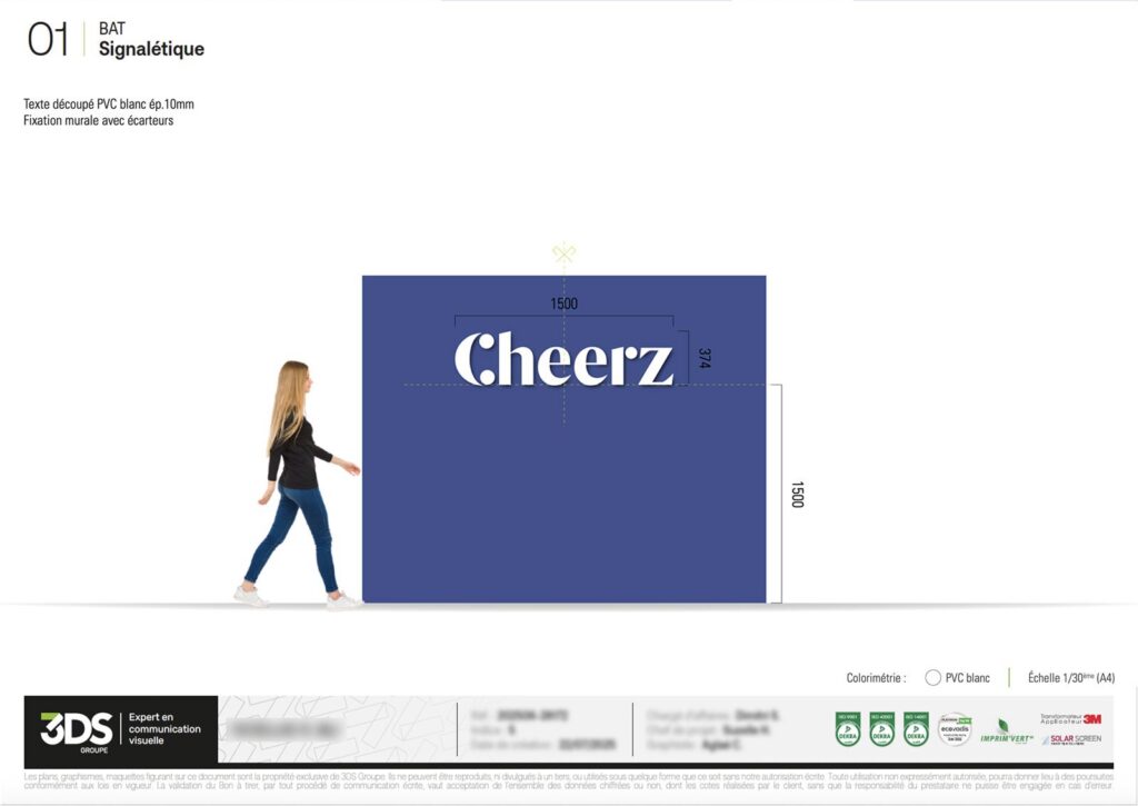 Bat Cheerz Enseigne 3ds Groupe