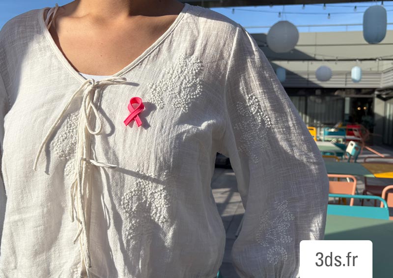 Ruban Rose 3ds Groupe