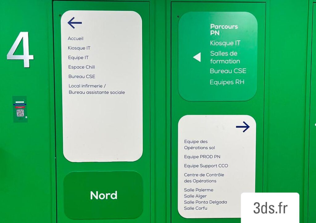 Signaletique Directory Transavia 3ds Groupe