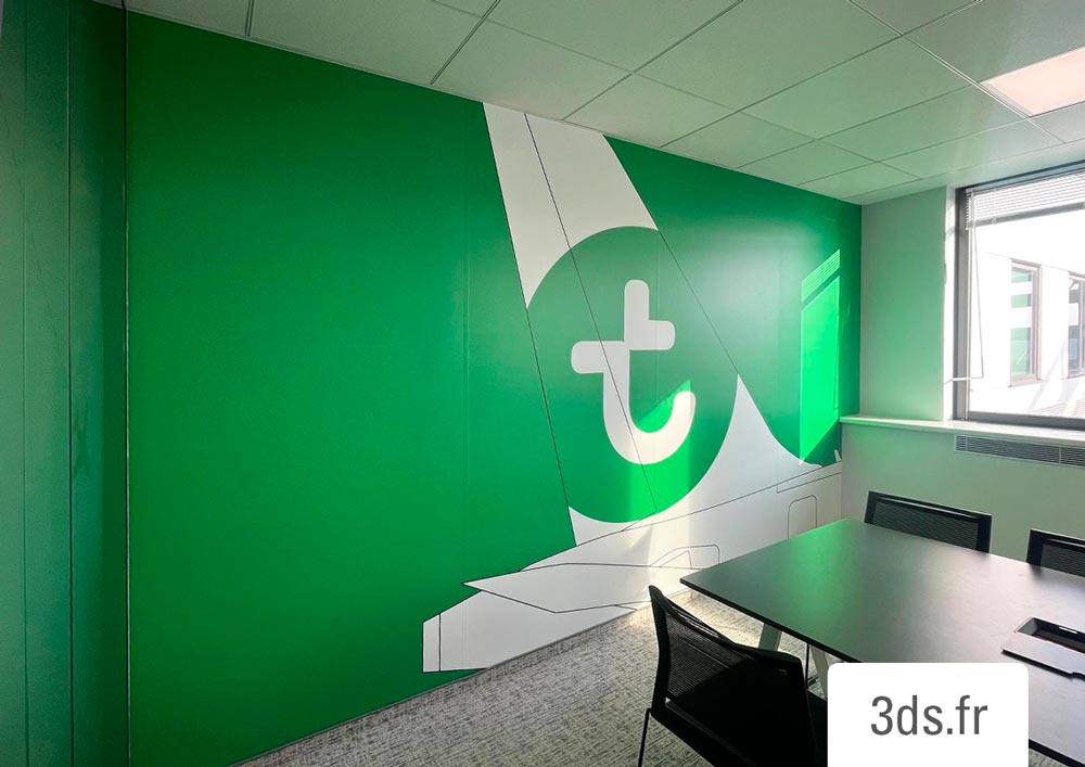 Visuel Adhesif Transavia 3ds Groupe