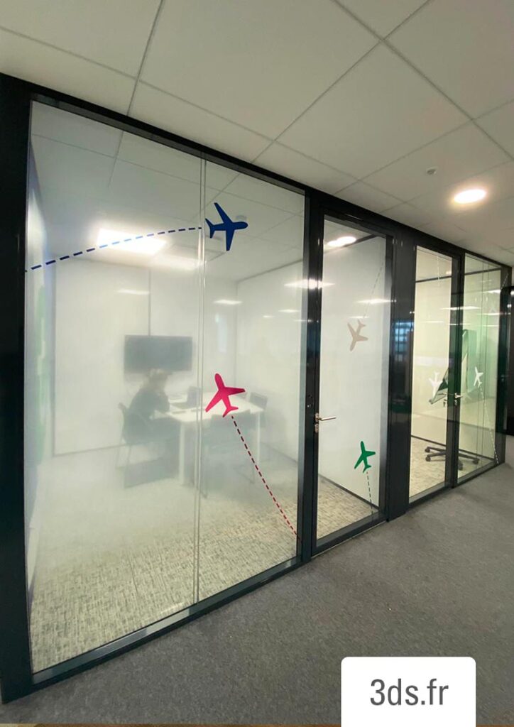 Vitrophanie Degrade Transavia 3ds Groupe