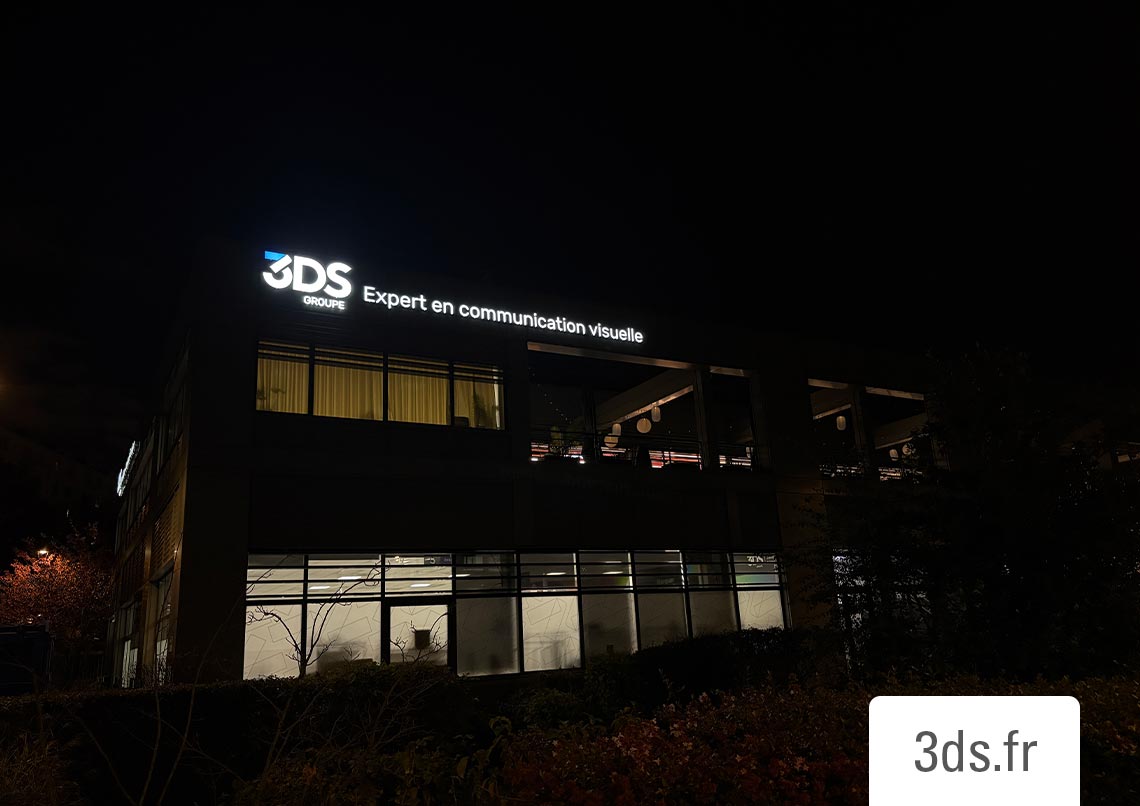 Enseigne Movember Nuit 3ds Groupe