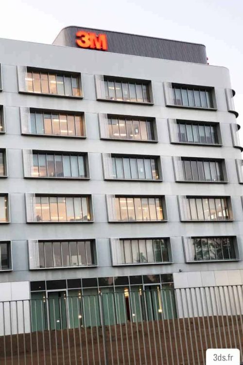 3ds-groupe-3m-chantier-enseigne-deploiement-exterieur-lumineux-batiment Enseigne lumineuse relief extérieure entreprise